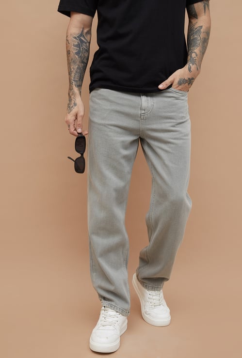 FORCA Solid Loose Fit Jeans