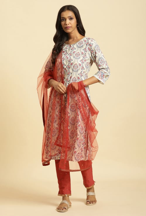 W Mesh Dupatta