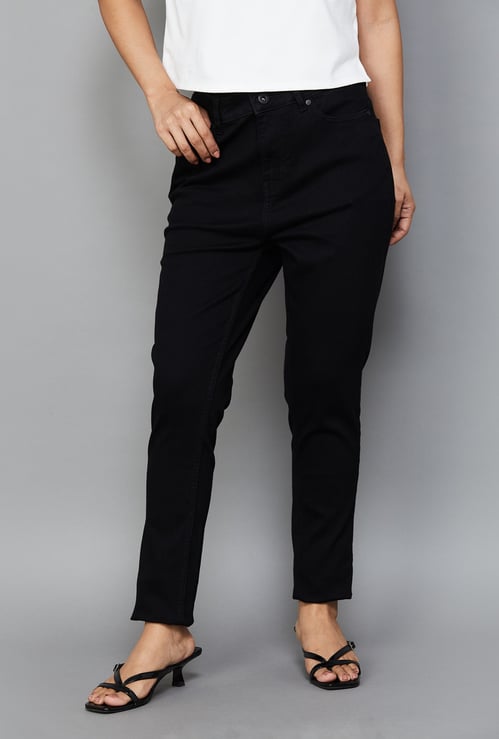 VERO MODA Solid Skinny Fit Jeans