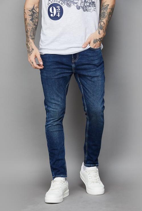 CELIO Stonewashed Skinny Fit Jeans