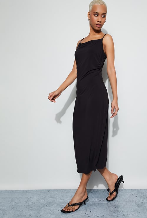 GINGER Ruched Bodycon Dress
