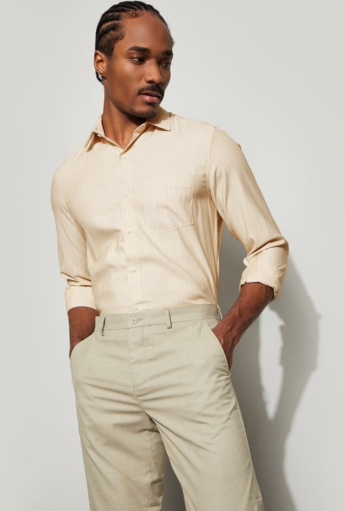 CODE Striped Slim Fit Formal Shirt