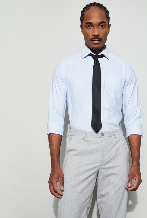 CODE Striped Slim Fit Formal Shirt