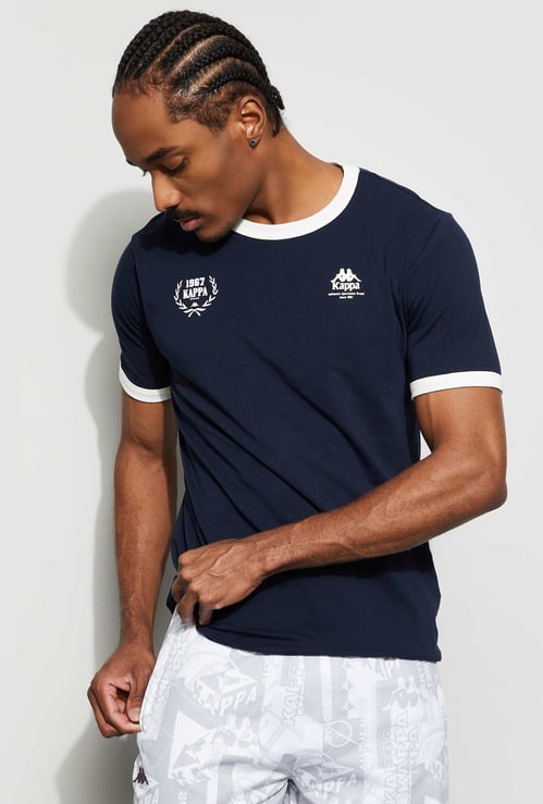 KAPPA Printed Crew Neck T-shirt