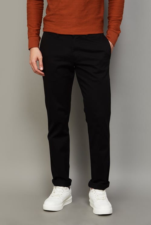 LP SPORT Solid Slim Fit Trousers