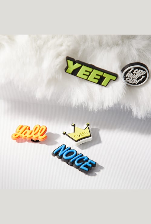 FAME FOREVER Embellished Shoe Charm - Pack of 5