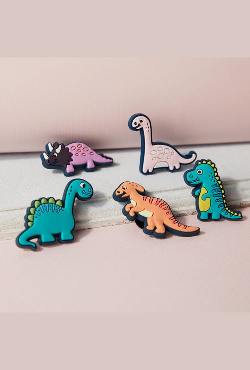 FAME FOREVER Dinosaur Shoe Charm - Pack of 5