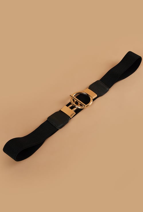 GINGER Woven Belt with Toggle Clasp