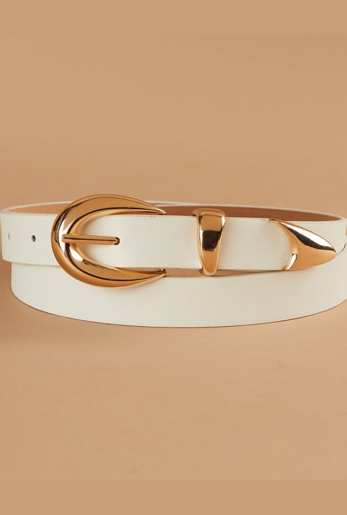 GINGER Belt with Oversized Buckle