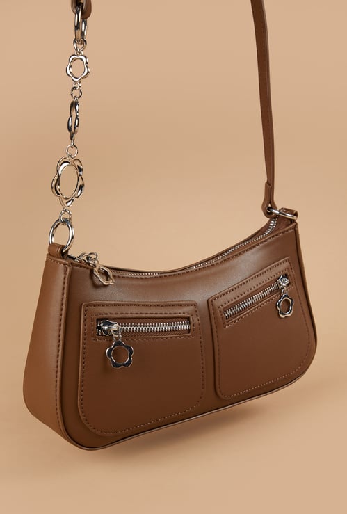 GINGER Solid Shoulder Bag