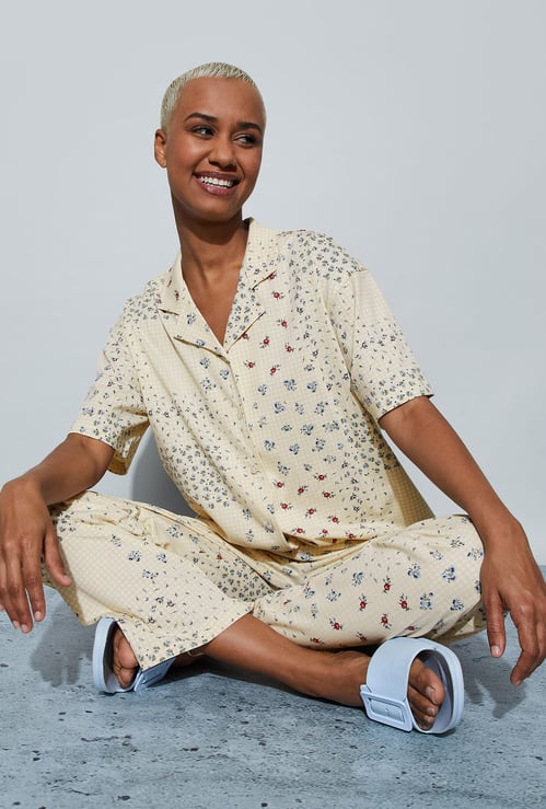 GINGER Printed Night Suit