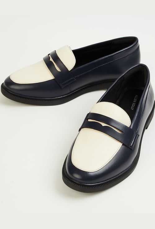ALLEN SOLLY Colourblock Loafers