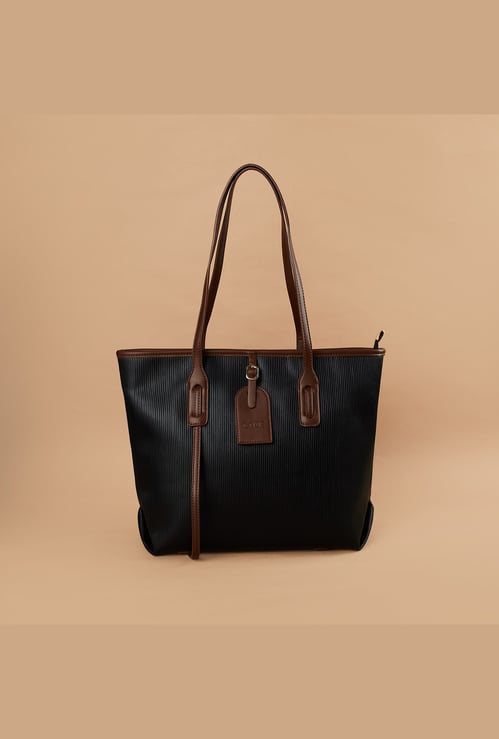 CODE Textured Shoulder Bag