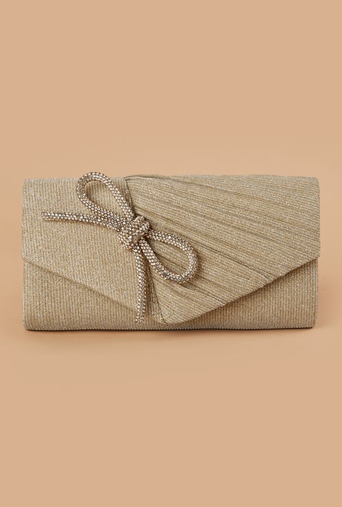 CODE Embellished Envelope Clutch