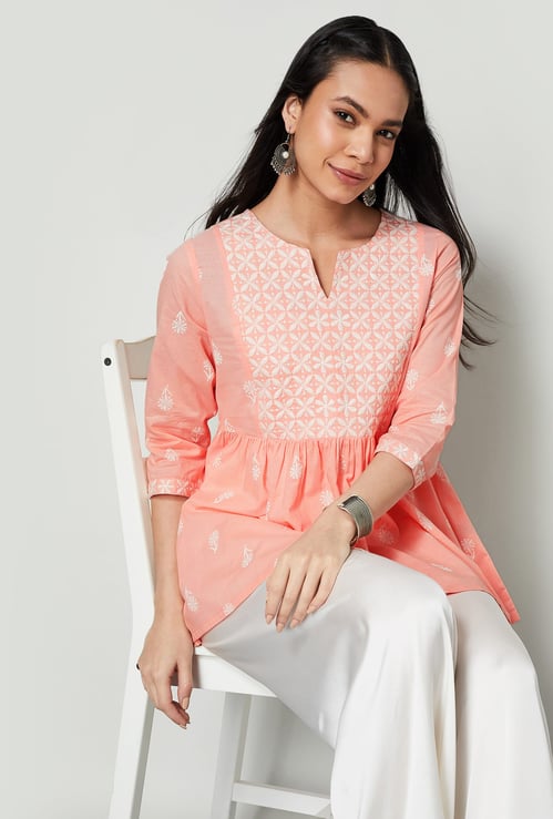 MELANGE Embroidered Tunic