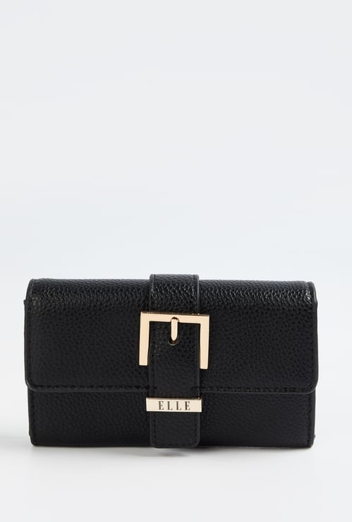 ELLE Solid Bi-Fold Wallet