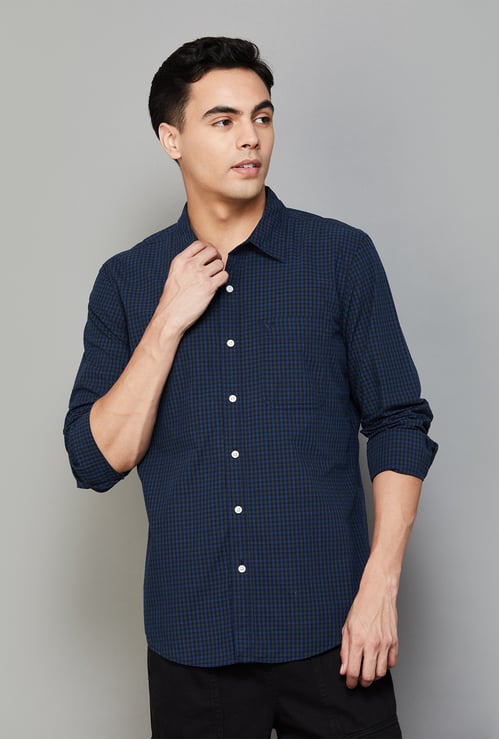 AMERICAN EAGLE Checked Regular Fit Shirt