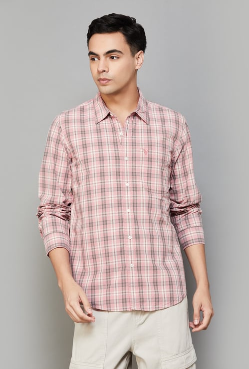 AMERICAN EAGLE Checked Regular Fit Shirt