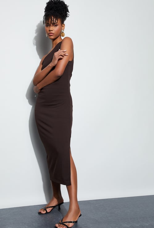 GINGER One-Shoulder Bodycon Dress
