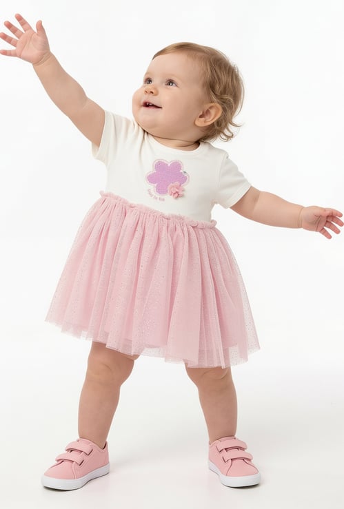 FAME FOREVER Girls Embellished Dress