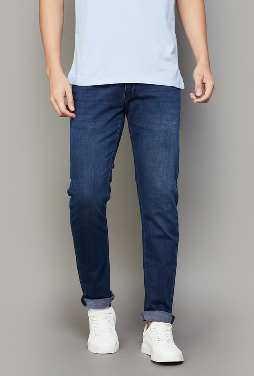 CELIO Stonwashed Slim Tapered Jeans