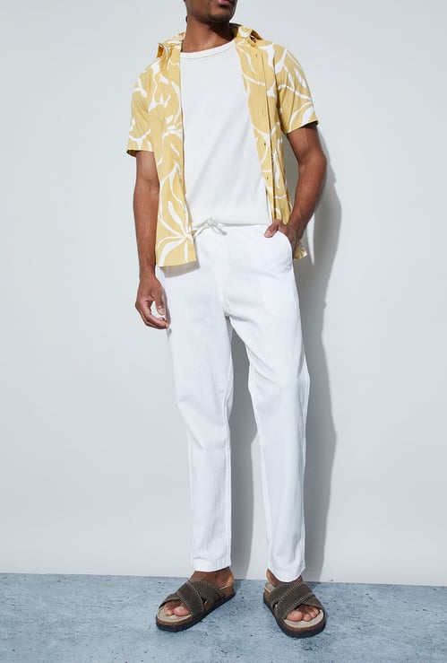 CODE Solid Regular Trousers