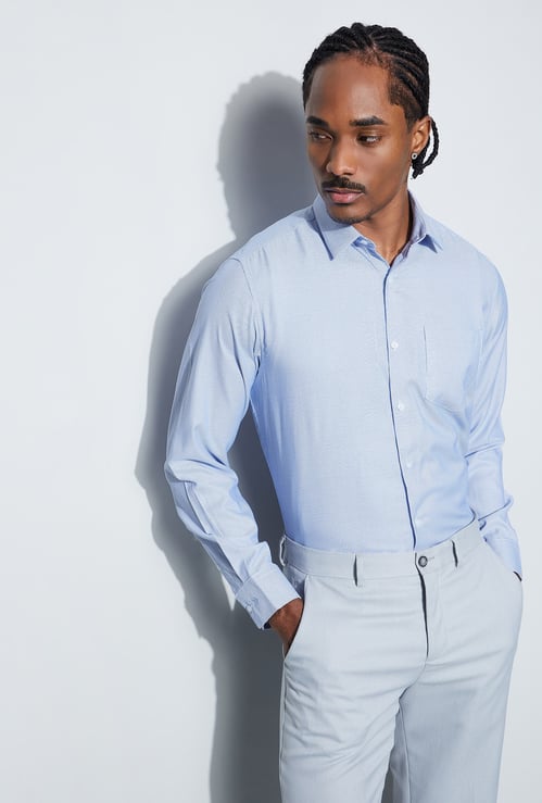 CODE Patterned Regular Fit Formal Shirt