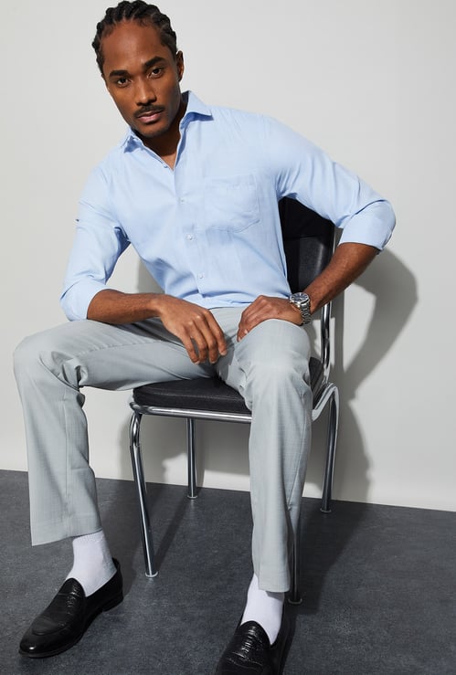 CODE Striped Slim Fit Formal Shirt