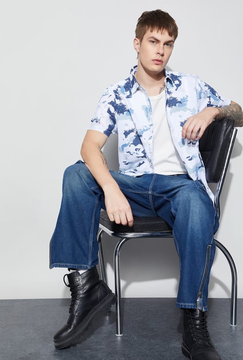 FORCA Printed Regular Fit Shirt