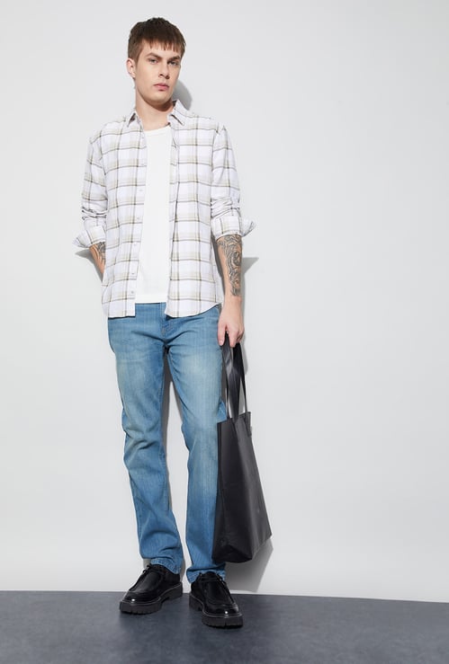 DENIMIZE Checked Smart Fit Shirt