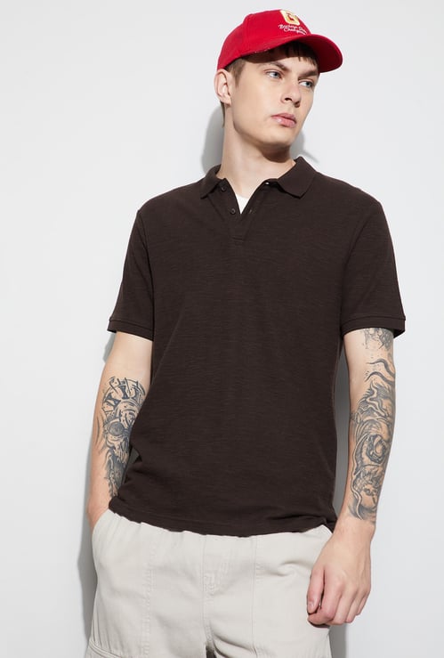 FORCA Solid Polo T-shirt