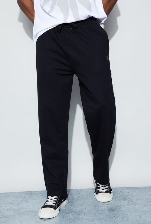 KAPPA Solid Loose Fit Track Pants