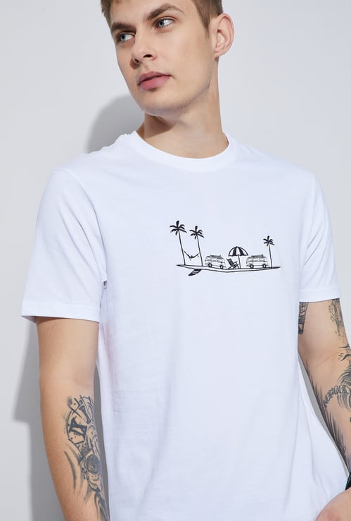 FAME FOREVER Embroidered T-shirt