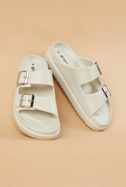 GINGER Double Strap Sliders