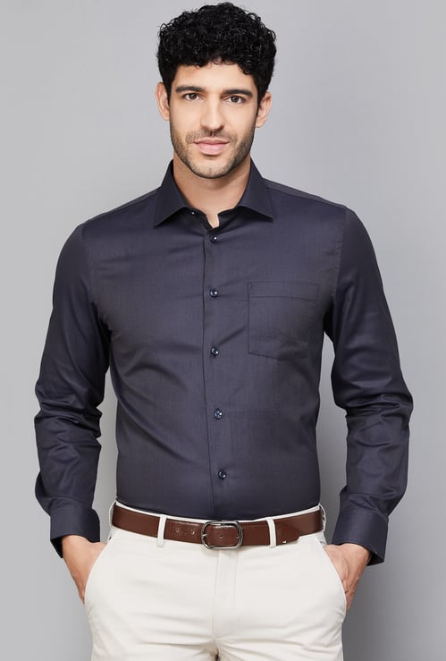 BLACKBERRYS Woven Slim Fit Formal Shirt