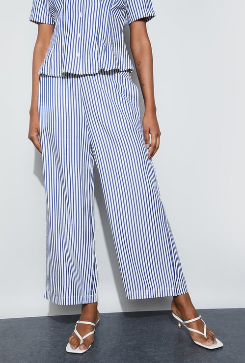 CODE Striped Trousers