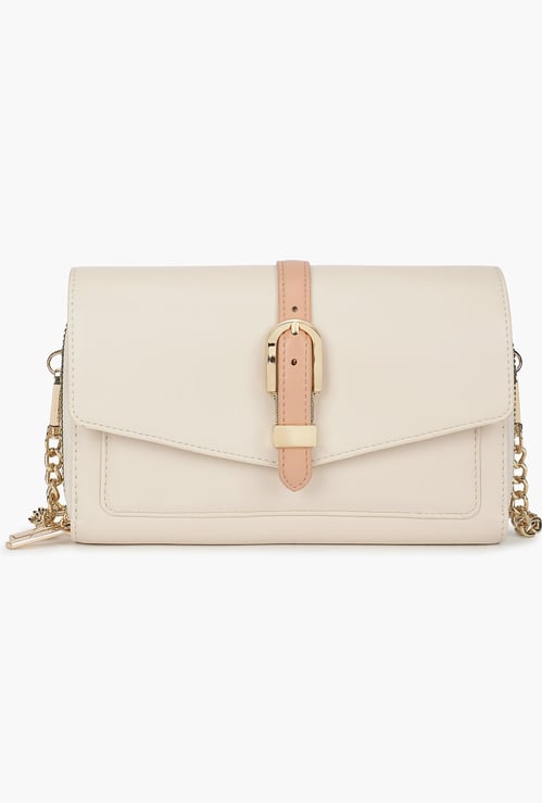 FASTRACK Solid Buckle Sling Bag