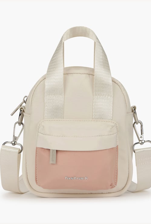 FASTRACK Colourblocked Handheld Bag