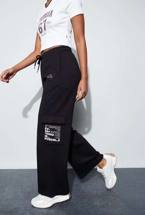 KAPPA Typographic Print Cargos