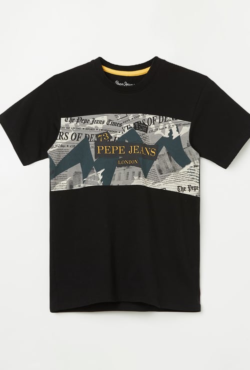 PEPE JEANS Boys Graphic Print T-shirt