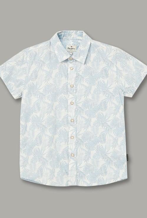 PEPE JEANS Boys Tropical Print Shirt