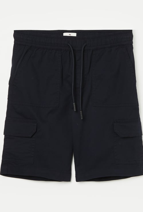 PEPE JEANS Boys Solid Cargo Shorts