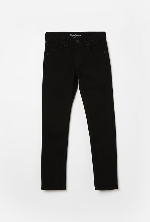 PEPE JEANS Boys Medium Wash Slim Fit Jeans