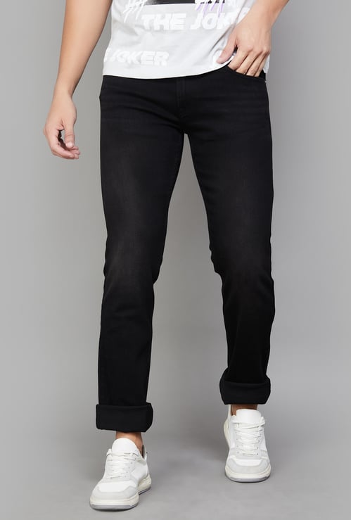 PEPE JEANS Solid Slim Straight Jeans