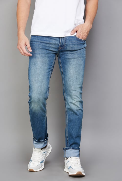 PEPE JEANS Washed Vapour Jeans (Slim Straight)