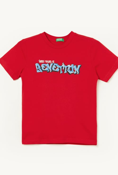 UNITED COLORS OF BENETTON Boys Graphic Print T-shirt