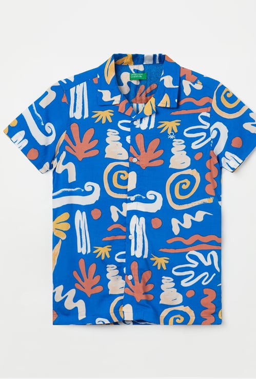 UNITED COLORS OF BENETTON Boys Printed Shirt