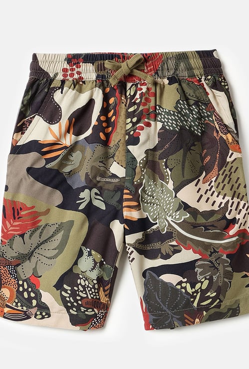 UNITED COLORS OF BENETTON Boys Printed Regular Shorts