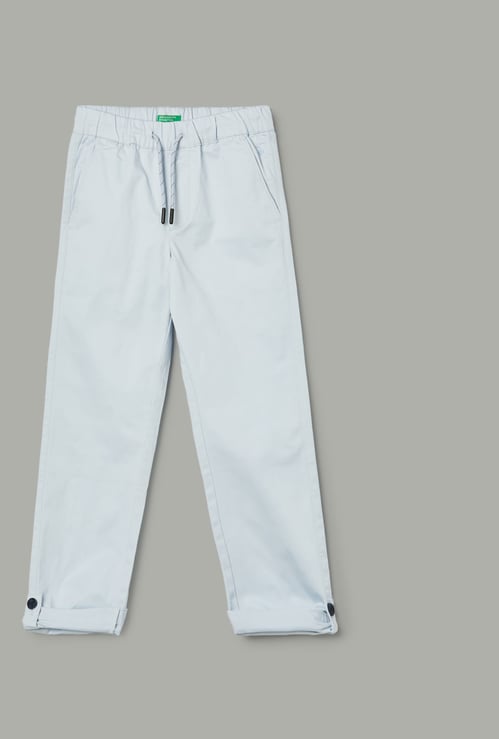 UNITED COLORS OF BENETTON Boys Solid Trousers