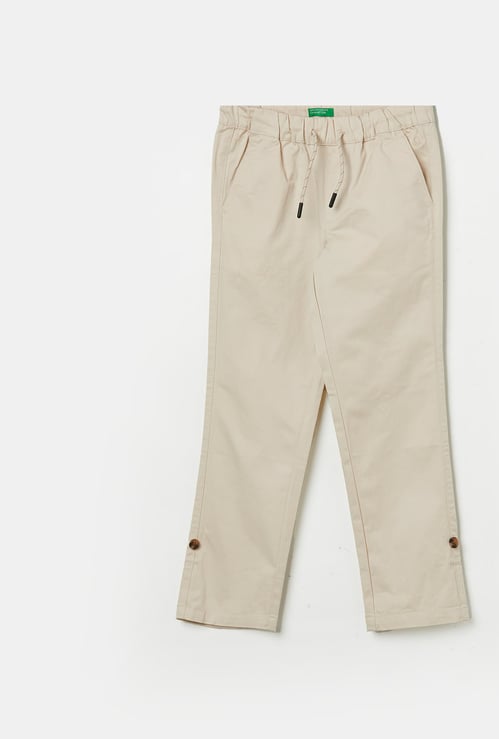 UNITED COLORS OF BENETTON Boys Solid Trousers